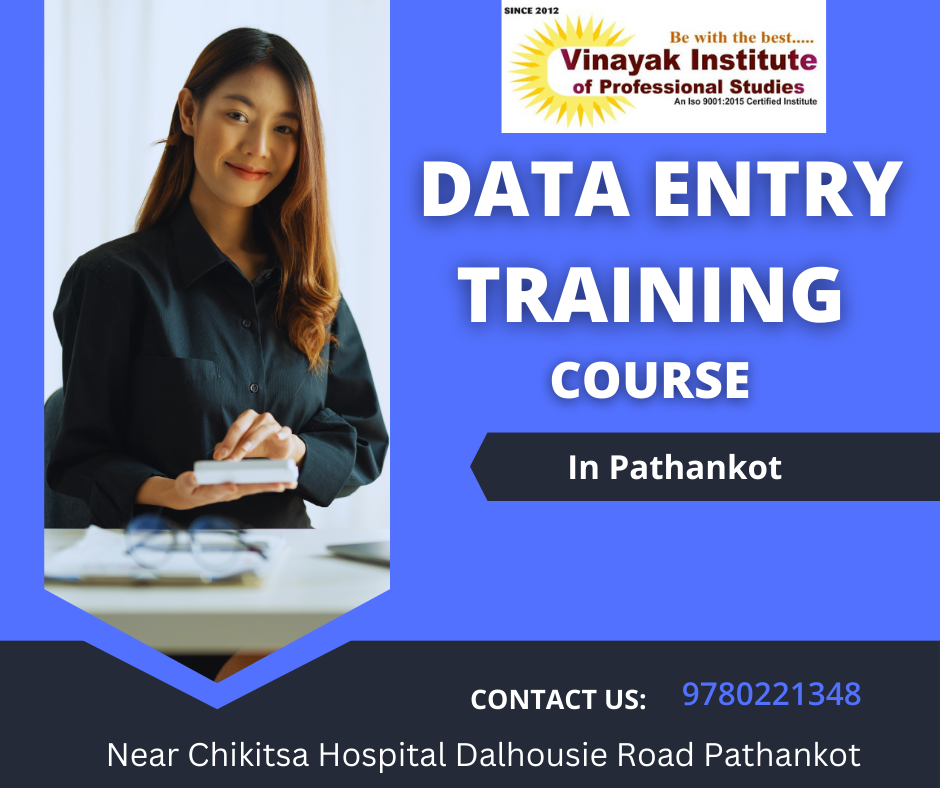 Data Entry Training Courses Pathankot