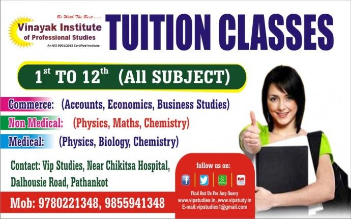 Best Tuition Classes in Pathankot