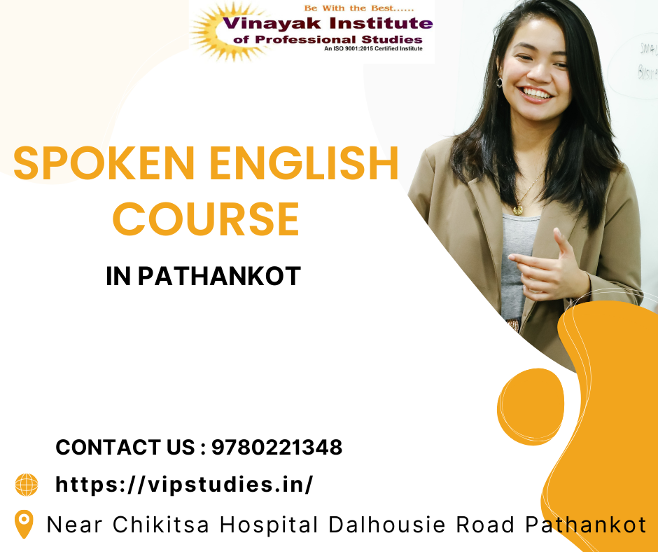 Spoken English course in Pathankot