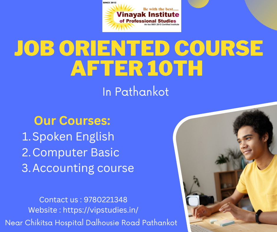 Job oriented course after 10th