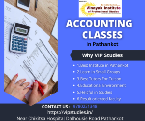 Accounting classes in Pathankot for 11th and 12th class